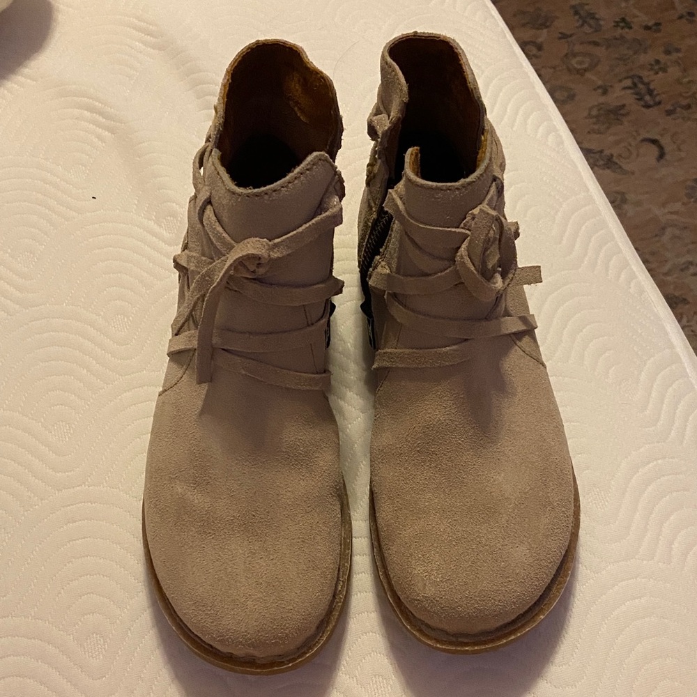 Born Tan Ankle Boots